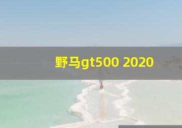 野马gt500 2020